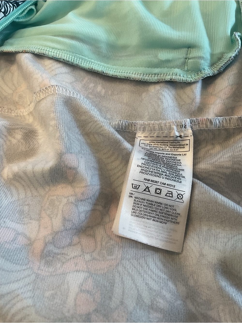 adidas Multi-Color Zoo-Print Track Jacket - Picture 7 of 7